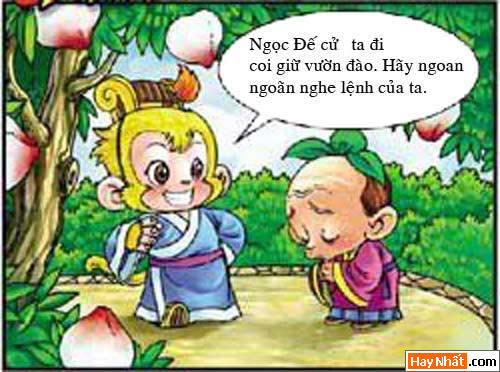 Tây Du Ký Hài , Ngộ độc, đào tiên, Tây du ký, Tôn ngộ không, Ngộ không, Ngọc hoàng, Vườn đào