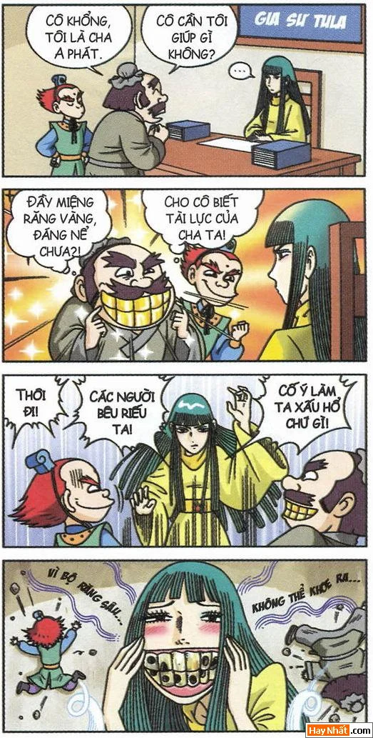 Ô Long Viện: Khoe răng
