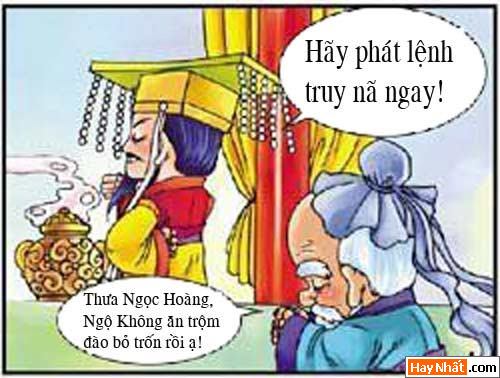 Tây Du Ký Hài , Ngộ độc, đào tiên, Tây du ký, Tôn ngộ không, Ngộ không, Ngọc hoàng, Vườn đào