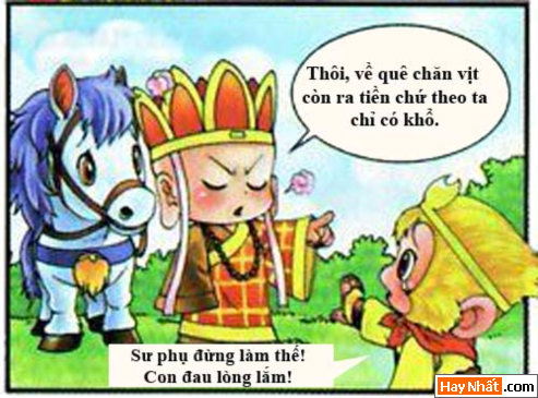 tay du ky, tay du ky hai, ton ngo khong, phat to, bat gioi, su phu, truyen cuoi, truyen hai