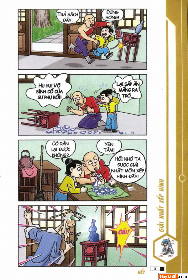 Ô long viện: Giải nhất xếp hình