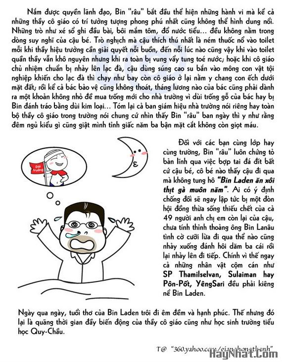 Cuộc đời , sự nghiệp , BinLaDen,Truyen tranh, Truyen truyen cuoi, Tranh vui, Hinh vui, Truyen tieu lam, Chuyen cuoi, cuoi 24H, Truyện Cười Hay Nhất