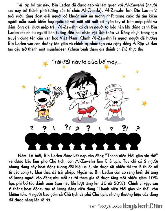 Cuộc đời , sự nghiệp , BinLaDen,Truyen tranh, Truyen truyen cuoi, Tranh vui, Hinh vui, Truyen tieu lam, Chuyen cuoi, cuoi 24H, Truyện Cười Hay Nhất