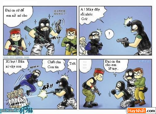 Truyện tranh vui, Truyện tranh Hài, Đột Kích, CF, CrossFrie