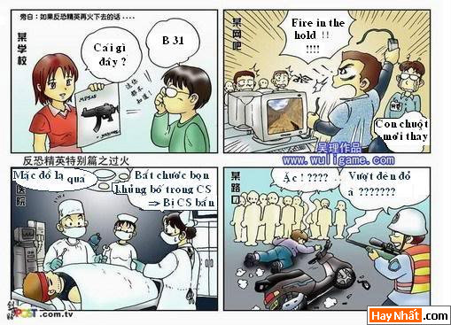 Truyện tranh vui, CF, Đột Kích, CrossFrie, VTC game, VTC, Truyện tranh hài