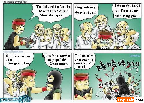 Truyện tranh vui, CF, Đột Kích, CrossFrie, VTC game, VTC, Truyện tranh hài