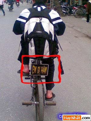 Điên, Khùng, Hâm, Học sinh, Sư sãi, Thầy tu, Thầy chùa, Biển số, Xe