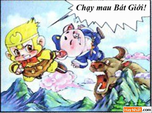 tay du ky, tay du ky hai, ton ngo khong, dien thoai di dong, ba la sat, nguu ma vuong, bat gioi, su phu, truyen cuoi, truyen hai