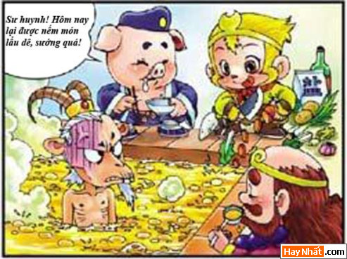  tay du ky hai, tay du ky, ton ngo khong, ba la sat, nguu ma vuong, bat gioi, su phu, truyen cuoi, truyen hai