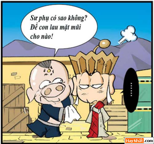 Tân Tây Du Ký (15): Ngộ Không trúng bom, Truyện Tây Du Ký, Tân Tây Du Ký, Truyen Tay Du Ky, Tan Tay Du Ky, Ton Ngo Khong, Tôn Ngộ Không, tay du ky, tan tay du ky, tay du ky hai, truyen cuoi, chuyen cuoi, truyen tranh, hai huoc, ngo khong, su phụ