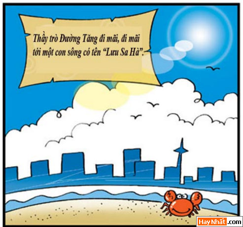 Tân Tây Du Ký (21): Tắm tiên ở Lưu Sa Hà, Truyện Tây Du Ký, Tân Tây Du Ký, Truyen Tay Du Ky, Tan Tay Du Ky, Ton Ngo Khong, Tôn Ngộ Không, tay du ky, tan tay du ky, tay du ky hai, truyen cuoi, chuyen cuoi, truyen tranh, hai huoc, ngo khong, su phụ