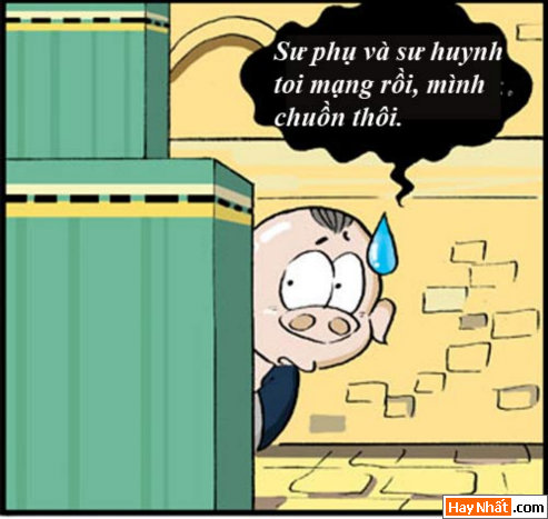 Tân Tây Du Ký (15): Ngộ Không trúng bom, Truyện Tây Du Ký, Tân Tây Du Ký, Truyen Tay Du Ky, Tan Tay Du Ky, Ton Ngo Khong, Tôn Ngộ Không, tay du ky, tan tay du ky, tay du ky hai, truyen cuoi, chuyen cuoi, truyen tranh, hai huoc, ngo khong, su phụ