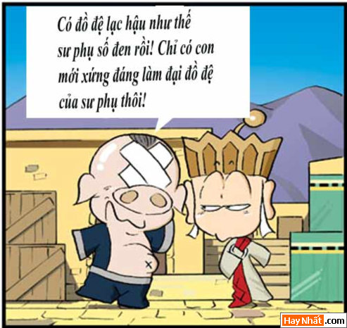 Tân Tây Du Ký (16): Sa thải kế, Truyện Tây Du Ký, Tân Tây Du Ký, Truyen Tay Du Ky, Tan Tay Du Ky, Ton Ngo Khong, Tôn Ngộ Không, tay du ky, tan tay du ky, tay du ky hai, truyen cuoi, chuyen cuoi, truyen tranh, hai huoc, ngo khong, su phụ