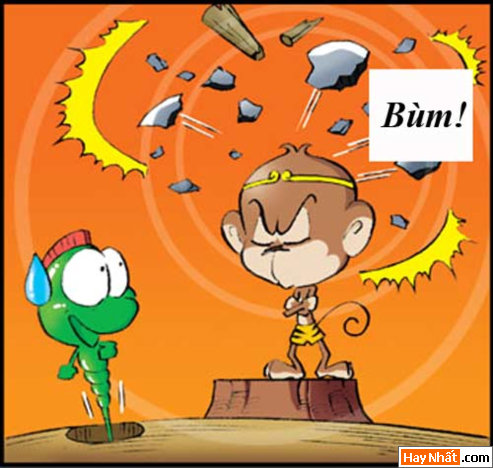 Tân Tây Du Ký (19): Kung fu búa rìu, Truyện Tây Du Ký, Tân Tây Du Ký, Truyen Tay Du Ky, Tan Tay Du Ky, Ton Ngo Khong, Tôn Ngộ Không, tay du ky, tan tay du ky, tay du ky hai, truyen cuoi, chuyen cuoi, truyen tranh, hai huoc, ngo khong, su phụ