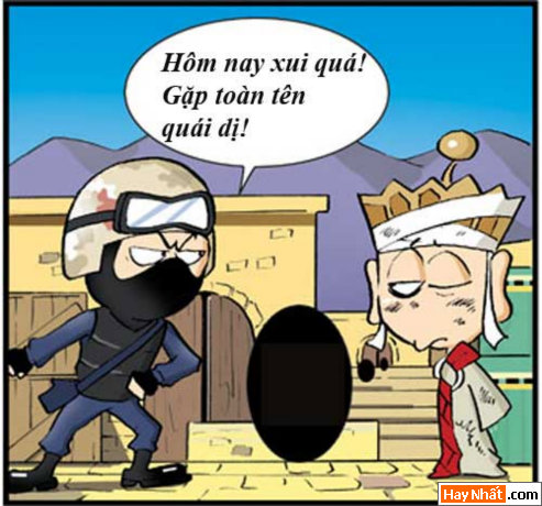 Tân Tây Du Ký (15): Ngộ Không trúng bom, Truyện Tây Du Ký, Tân Tây Du Ký, Truyen Tay Du Ky, Tan Tay Du Ky, Ton Ngo Khong, Tôn Ngộ Không, tay du ky, tan tay du ky, tay du ky hai, truyen cuoi, chuyen cuoi, truyen tranh, hai huoc, ngo khong, su phụ