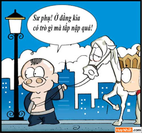 TÃ¢n TÃ¢y Du KÃ½ (28): Láº§n Ä‘áº§u ra thÃ nh phá»‘,  Truyá»‡n TÃ¢y Du KÃ½, TÃ¢n TÃ¢y Du KÃ½, Truyen Tay Du Ky, Tan Tay Du Ky, Ton Ngo Khong, TÃ´n Ngá»™ KhÃ´ng, tay du ky, tan tay du ky, tay du ky hai, truyen cuoi, chuyen cuoi, truyen tranh, hai huoc, ngo khong, su phá»¥