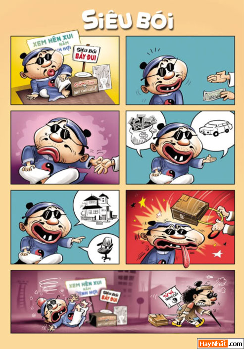 Truyện tranh hài: Siêu Thầy Bói