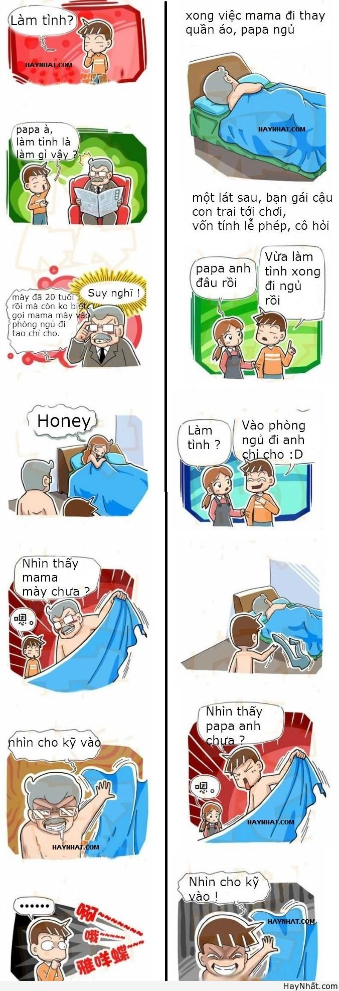 Làm tình là thế nào?