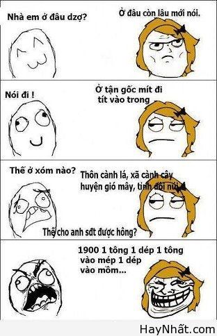 Gặp girl là troller