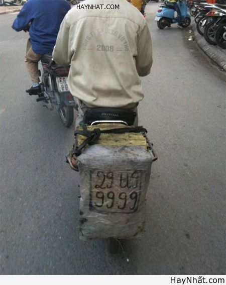 Các biển số xe hài hước 9