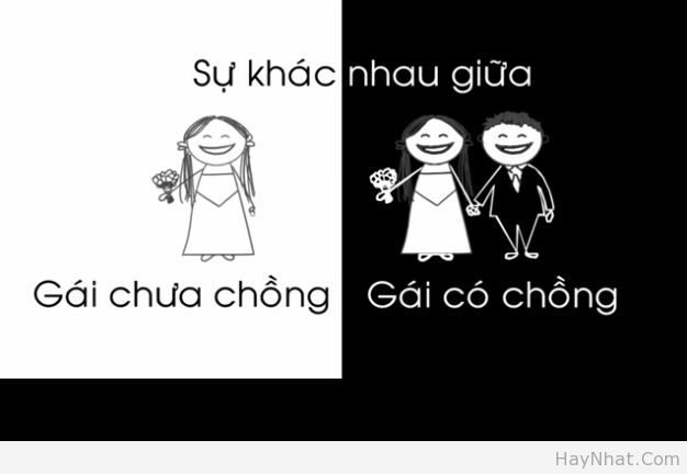 su khac nhau giua gai co chong va gai chua chong