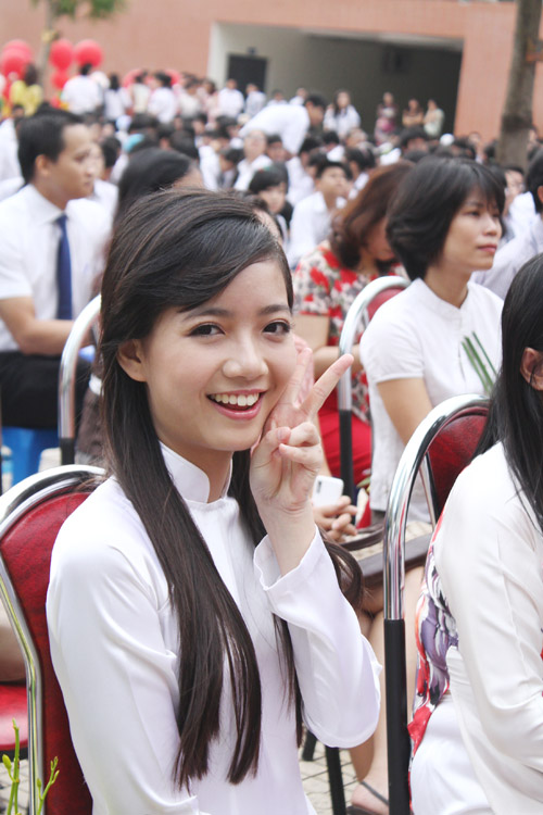 nu sinh xinh dep 2014