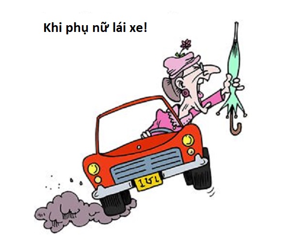 Khi phụ nữ lái xe