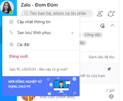 Cách đổi tên Zalo trên điện thoại và máy tính mới nhất