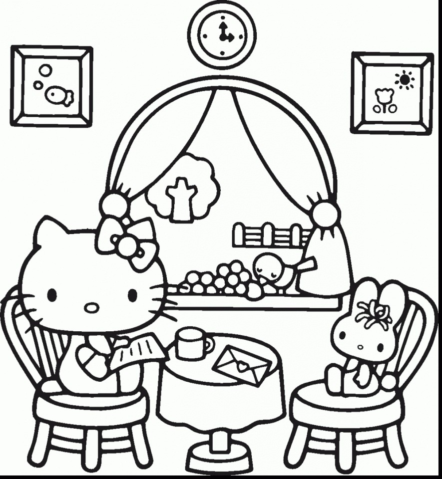 Top với hơn 74 hình hello kitty cho bé tô màu tuyệt vời nhất  Tin Học Vui