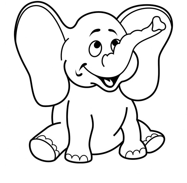 Tranh tô màu con vật ngộ nghĩnh, đáng yêu cho các bé từ 3-5 tuổi 24 Tranh tô màu con vật