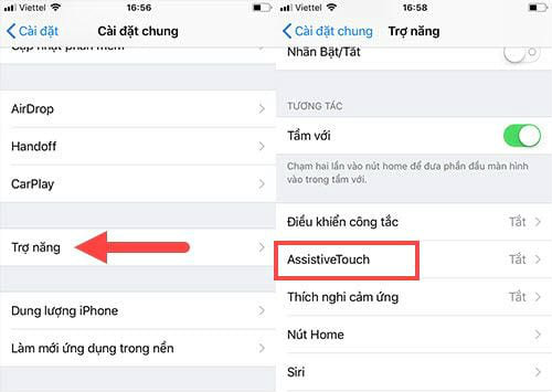 Cách bật nút home ảo trên iPhone 8 Plus