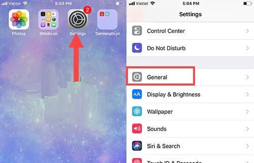 cài đặt nút home cho iphone