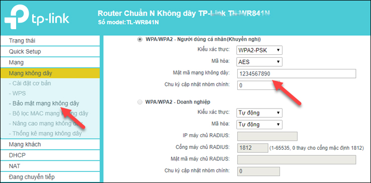 Cách đổi mật khẩu wifi TP-Link bằng máy tính và điện thoại 13 Cách đổi mật khẩu wifi TP-Link bằng máy tính và điện thoại