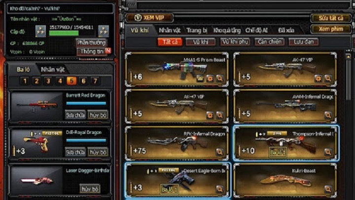 Share Acc CF VIP miễn phí mới nhất