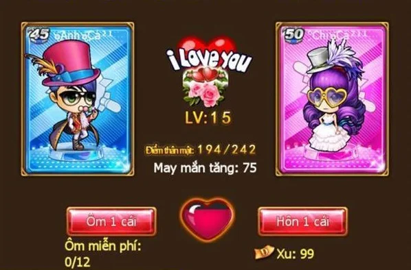 Tổng hợp hơn 100 tên cặp đôi hay, siêu vui và ý nghĩa trong game