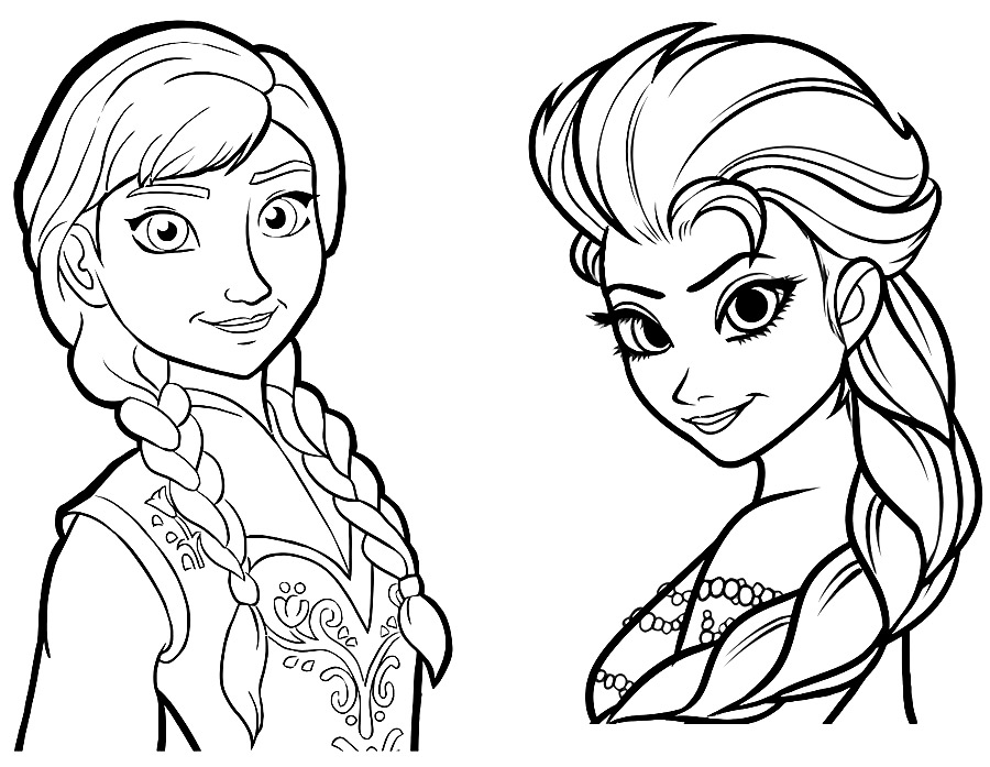 tranh tô màu công chúa Elsa