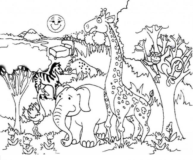 tranh tô màu cho bé gái