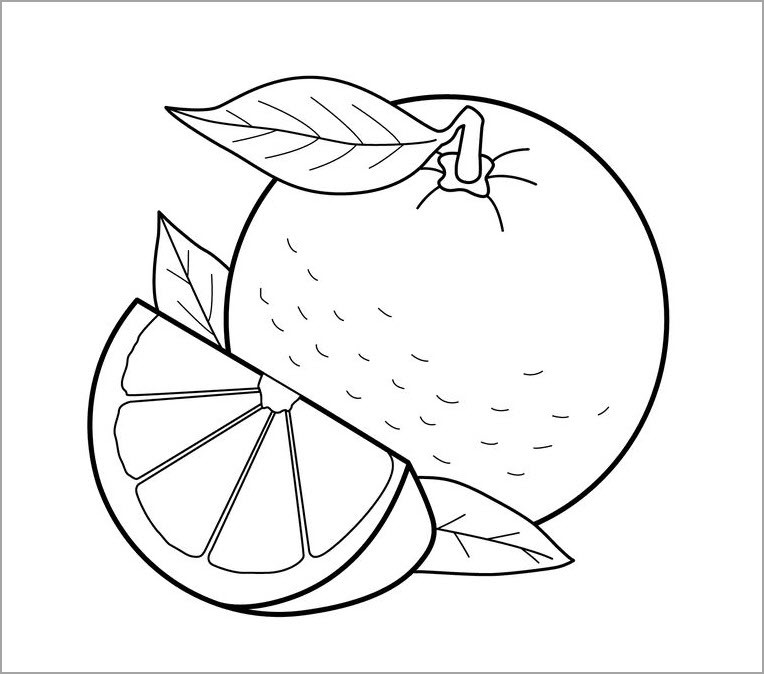 Tranh tô màu trái cây đẹp mắt, dễ thương nhất