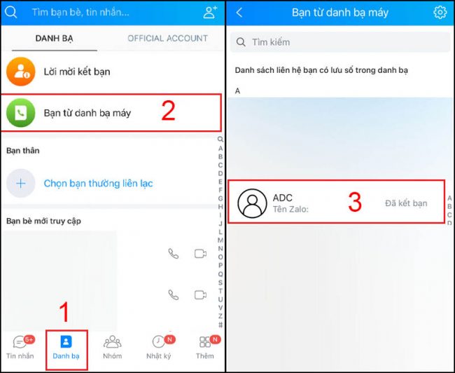 cách tìm số điện thoại trên zalo điện thoại và máy tính