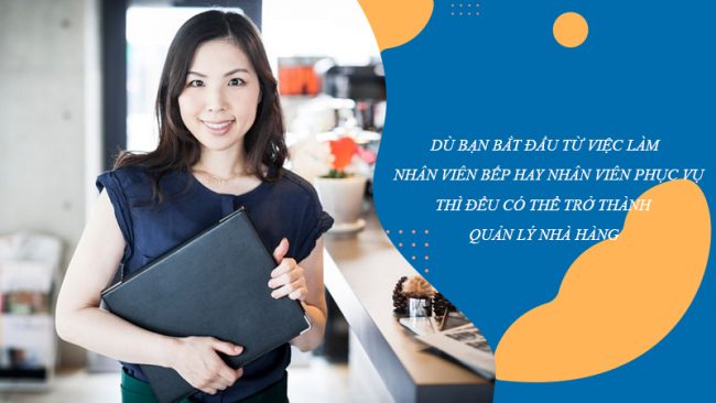 Lộ trình thăng tiến của một Quản lý nhà hàng