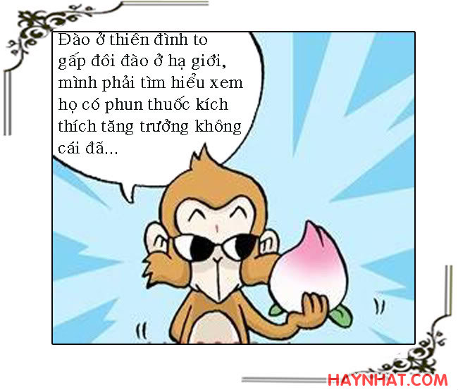 Tây du ký, Tây Du Ký Hài, Tôn Ngộ Không,SỰ TÍCH "ĐÀO TIÊN"