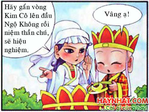 Tây du ký, Tây Du Ký Hài, Tôn Ngộ Không,Hướng dẫn sử dụng vòng Kim Cô