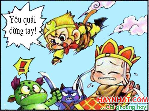 Tây du ký, Tây Du Ký Hài, Tôn Ngộ Không,Yêu quái xài đại bác