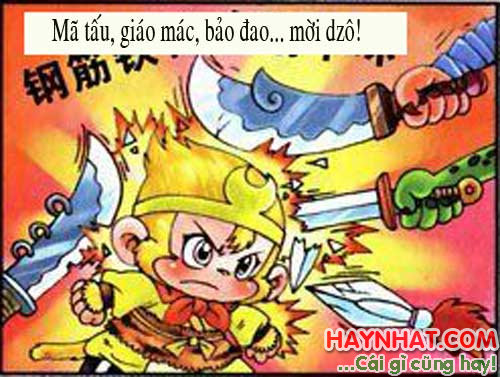 Tây du ký, Tây Du Ký Hài, Tôn Ngộ Không,Yêu quái xài đại bác