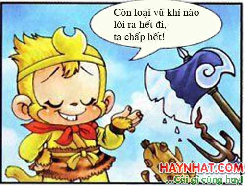 Tây du ký, Tây Du Ký Hài, Tôn Ngộ Không,Yêu quái xài đại bác