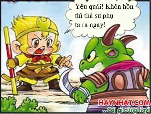 Tây du ký, Tây Du Ký Hài, Tôn Ngộ Không,Yêu quái xài đại bác